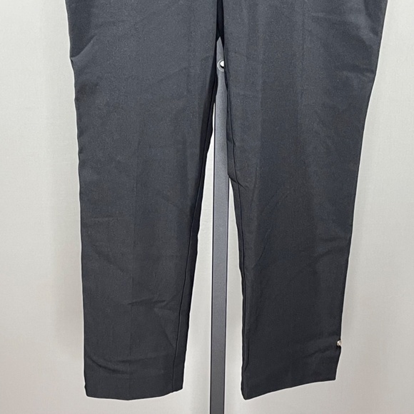 NEW Chicos Pants Womens 12 black bridgette slim straight ankle classic preppy - Picture 3 of 12